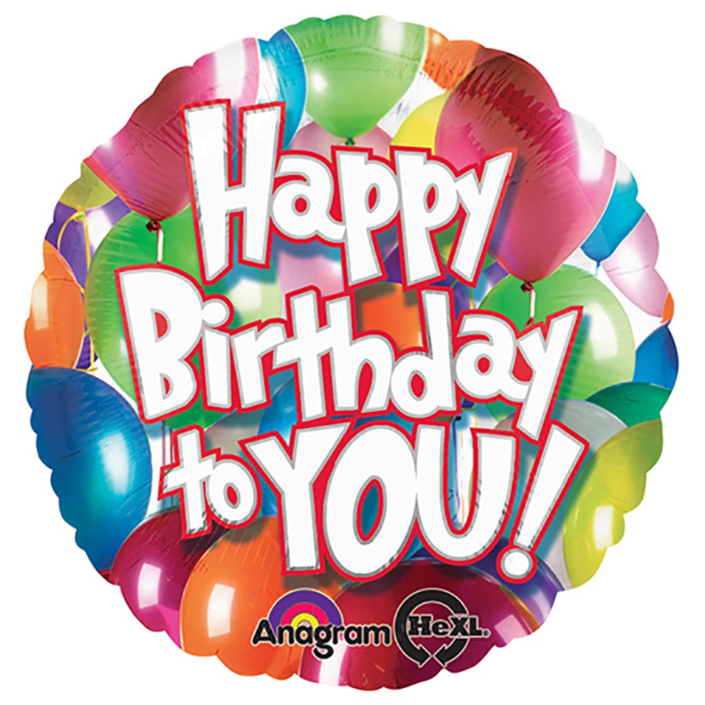 18 Inch Happy Birthday Foil Balloon