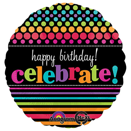 Foil Balloon Party On Celebrate 18 Inch