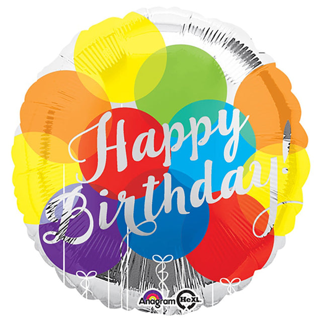 Foil Balloon Happy Birthday 19 Inch