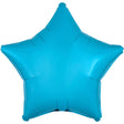 Star Foil Balloon Caribbean Blue