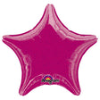 Foil Star Balloon Fuchsia Dazzler