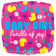 Baby Girl Icons Foil Balloon