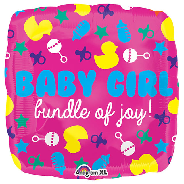 Baby Girl Icons Foil Balloon