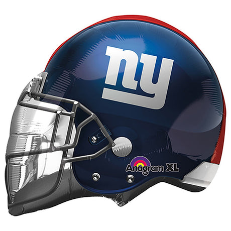 Football Helmet Foil Balloon - New York Giants
