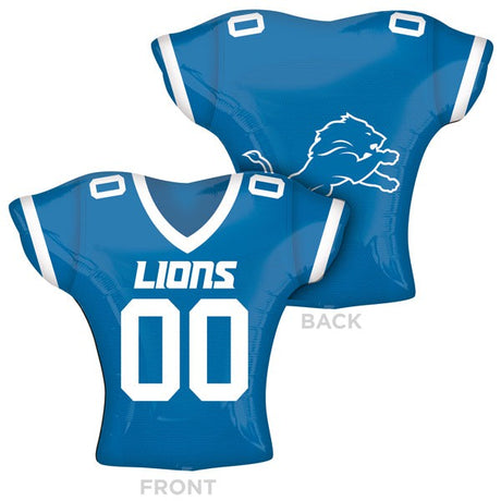 Detroit Lions Football Jersey Foil Balloon
