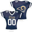Foil Balloon Los Angeles Rams Jersey