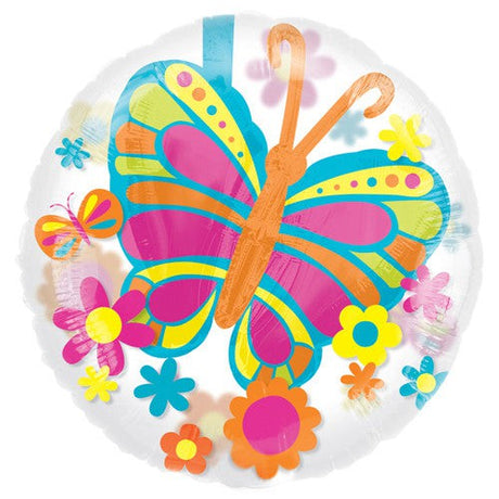 Butterfly Foil Balloon 24 Inch Spring
