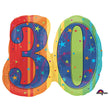 Foil Balloon 30th Birthday 26 Inch