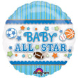 Baby All Star Clear Seethru Foil Balloon
