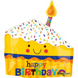 Foil Balloon Happy Slice of Cake