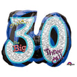 Foil Balloon 26 Inch Oh No! It's My Birthday 30