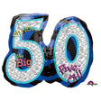 Foil Balloon 50th Birthday 26 Inch