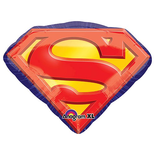 Foil Balloon Superman Emblem Supershape 26 Inch