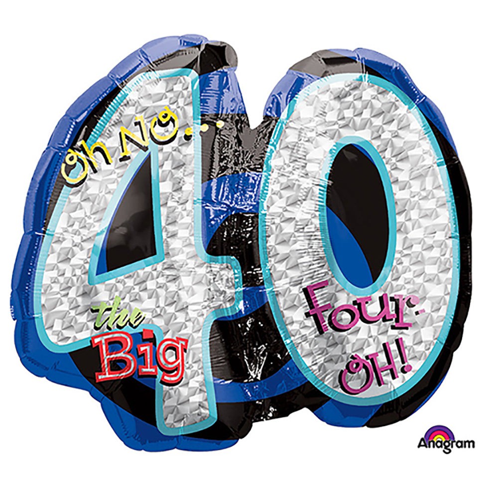Foil Balloon Oh No! It's My Birthday 40