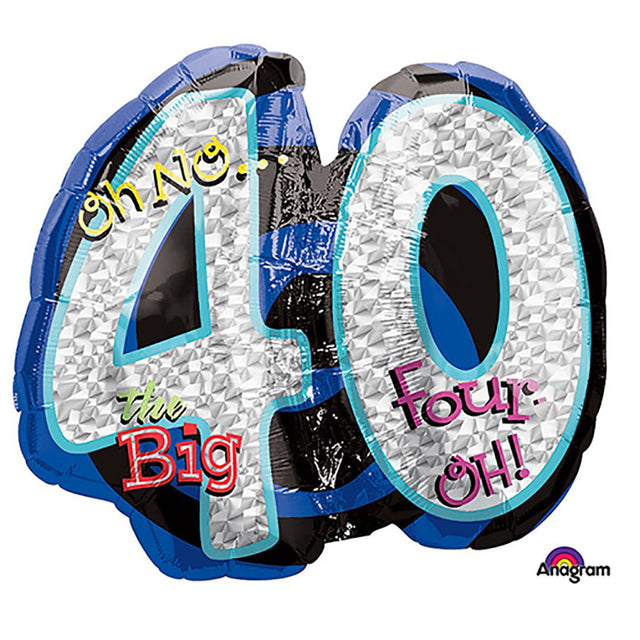 Foil Balloon Oh No! It's My Birthday 40
