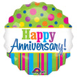 Anniversary Foil Balloon 28 Inch Bright