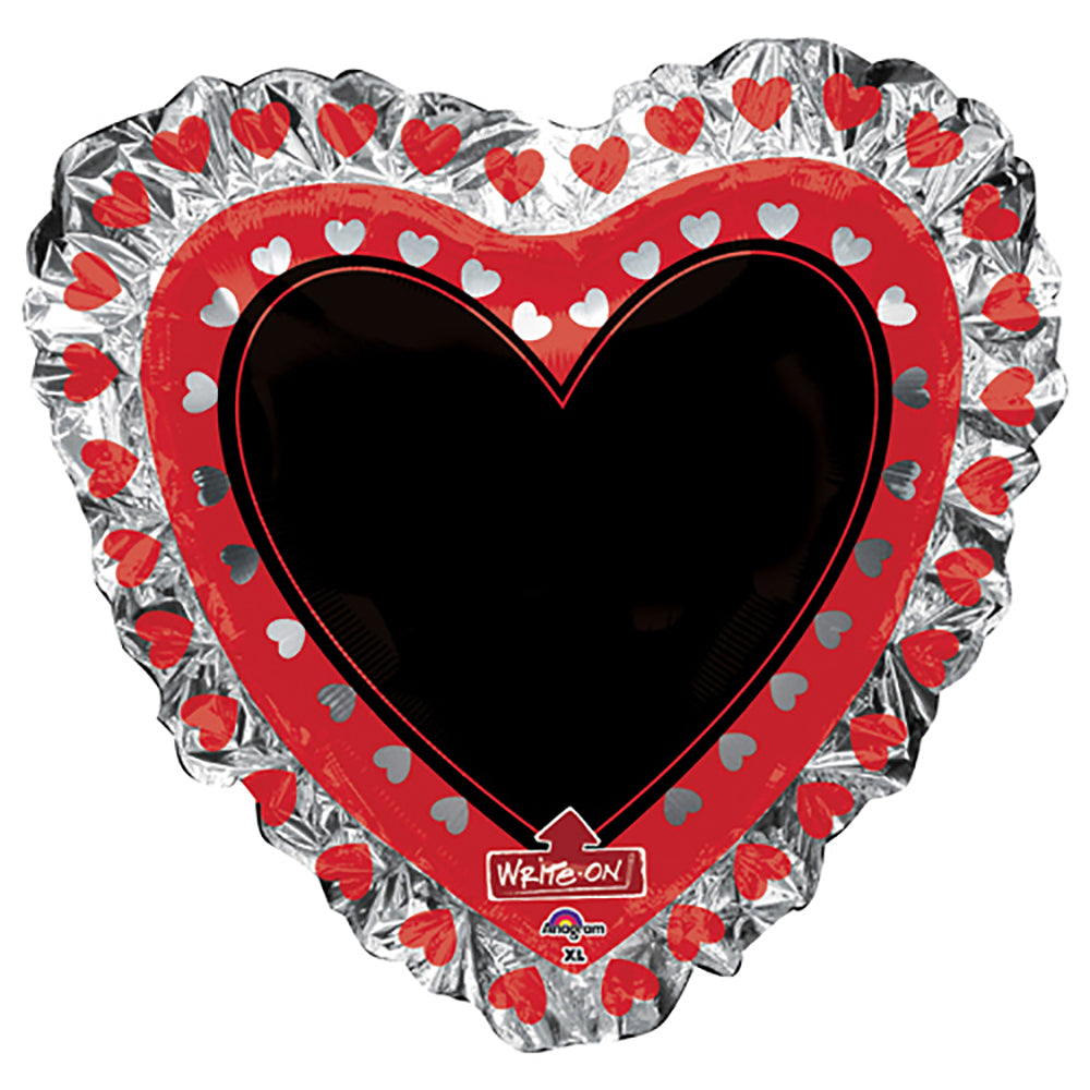 Heart Blackboard Foil Balloon 28 Inch