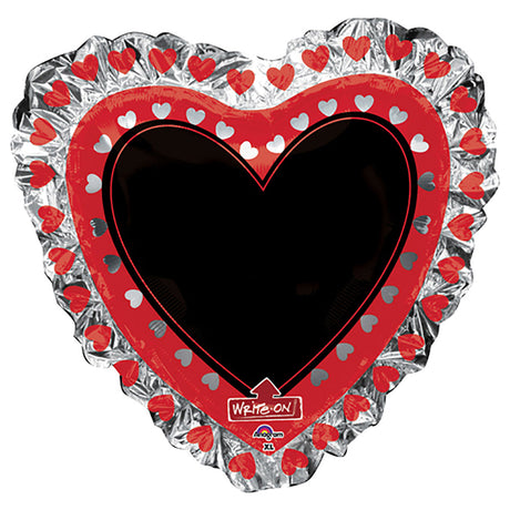 Heart Blackboard Foil Balloon 28 Inch