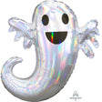 Foil Balloon Iridescent Ghost 28 Inch