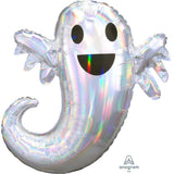 Foil Balloon Iridescent Ghost 28 Inch