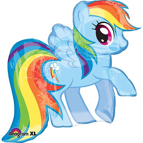 Foil Balloon My Little Pony Rainbow Dash 28 Inch