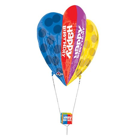Foil Balloon Birthday With Gift Box 30 Inch