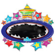 Foil Balloon Bright Star Black Board Marquee