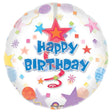 Birthday Swirl Foil Balloon