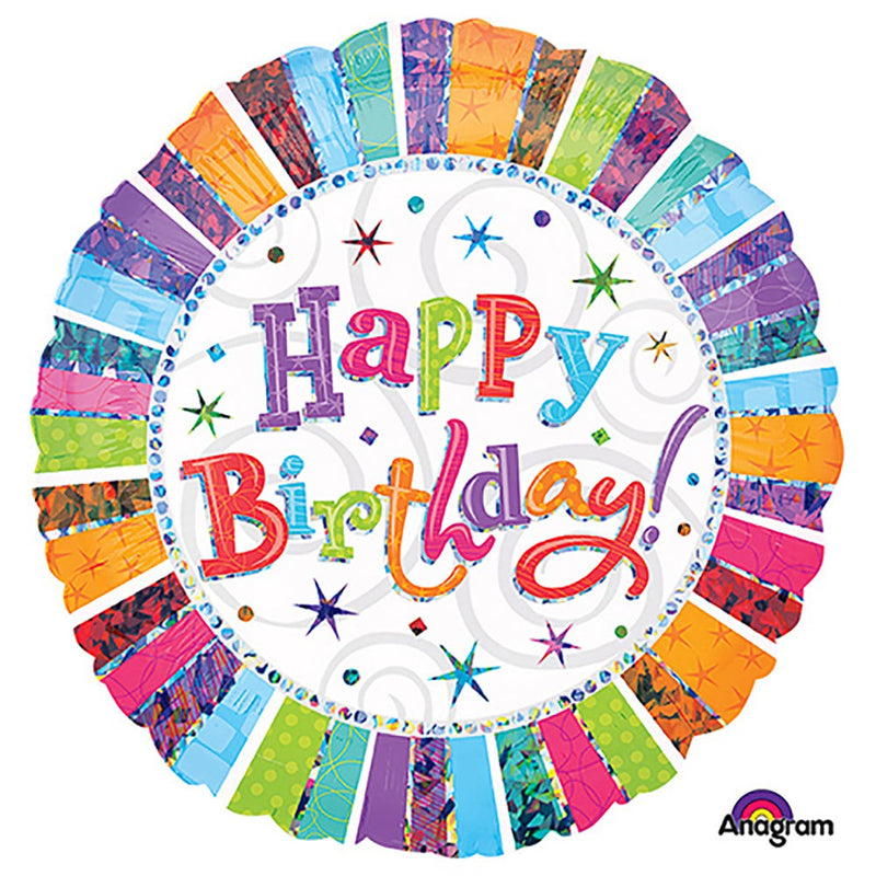 Birthday Foil Balloon 32 Inch Radiant