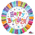 Birthday Foil Balloon 32 Inch Radiant