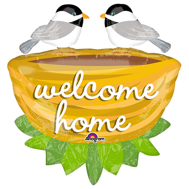 Foil Balloon Welcome Home Nest 32 Inch