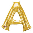 Gold Foil Letter A Balloon