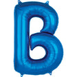 Foil Letter B Blue Balloon