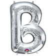Foil Balloon Letter B Silver 34 Inch
