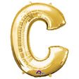 Foil Balloon 34 Inch Letter C Gold