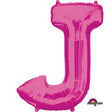 Letter J Pink Foil Balloon