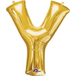Foil Balloon Letter Y Gold