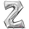 Foil Balloon Letter Z Silver