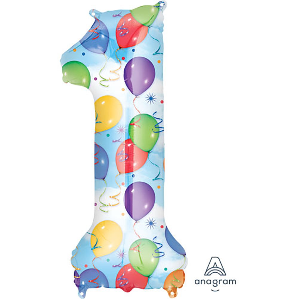 Foil Balloon Number 1