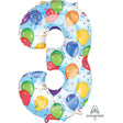 Foil Balloon Number 3