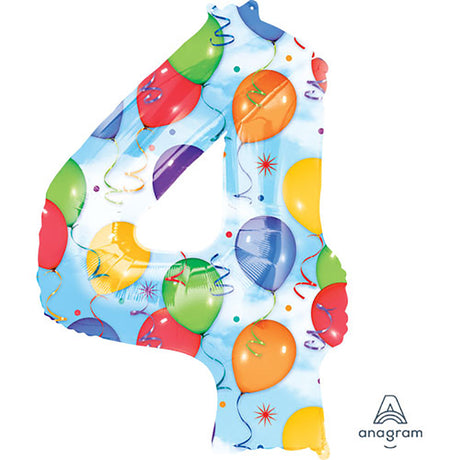 Foil Balloon Number 4 - Anagram