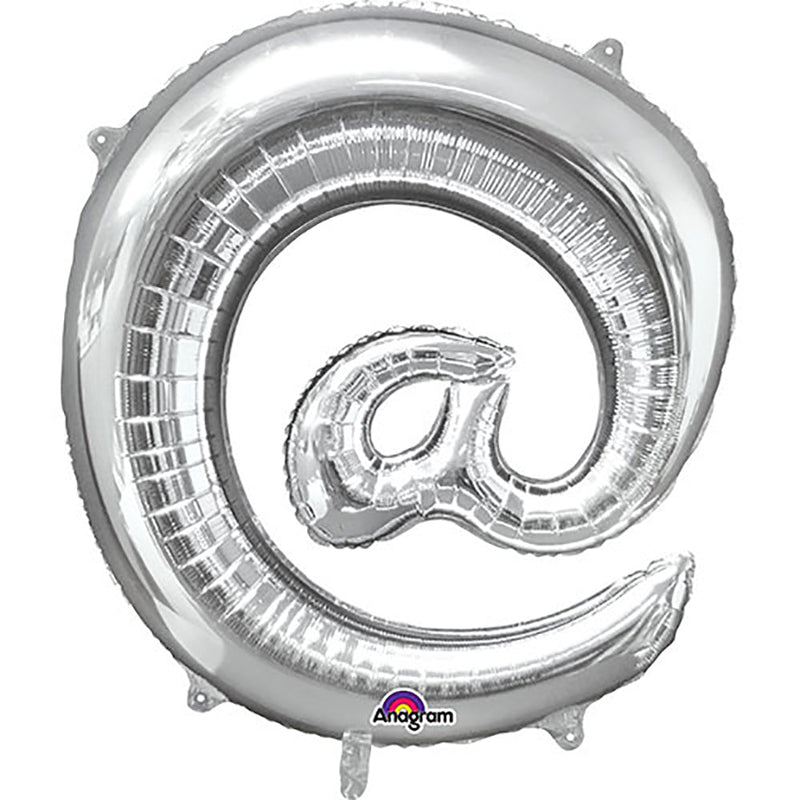 Silver Foil Symbol @ Balloon 34 Inch