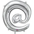 Silver Foil Symbol @ Balloon 34 Inch