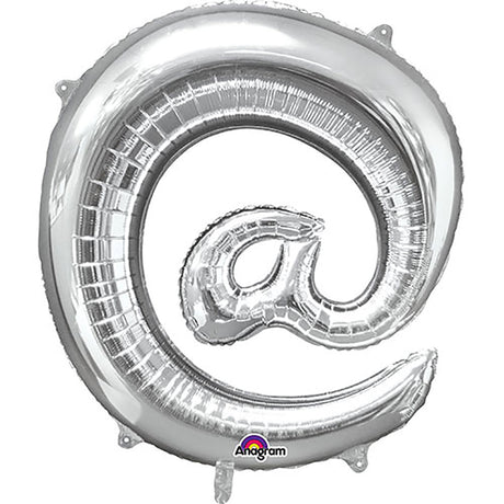 Silver Foil Symbol @ Balloon 34 Inch