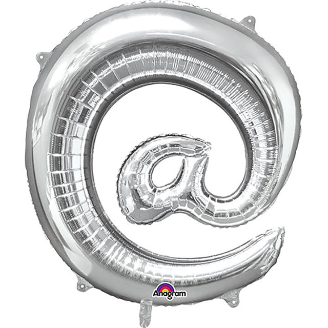Silver Foil Symbol @ Balloon 34 Inch
