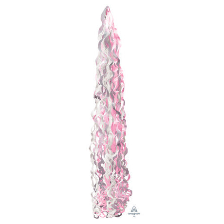 Balloon Tail Pink & White