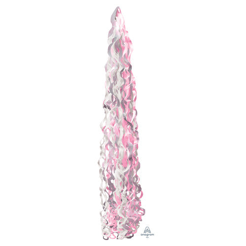 Balloon Tail Pink & White