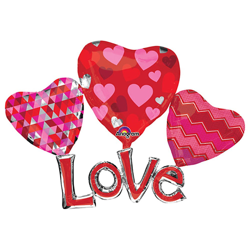 Foil Balloon 58 Inch Floating Love