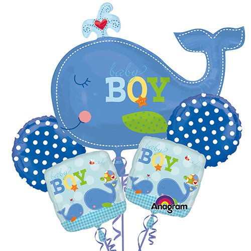 Baby Boy Balloon Bouquet