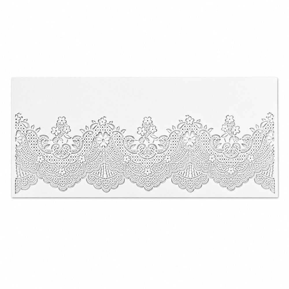 Angela Morrison Bridal Rosette Veil Stencil